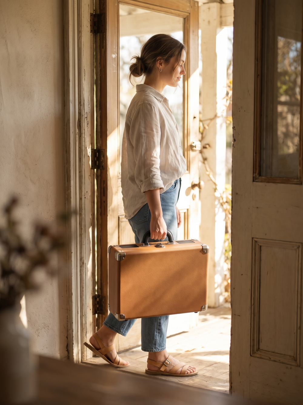 Carrying the Heirloom Carry through a doorway