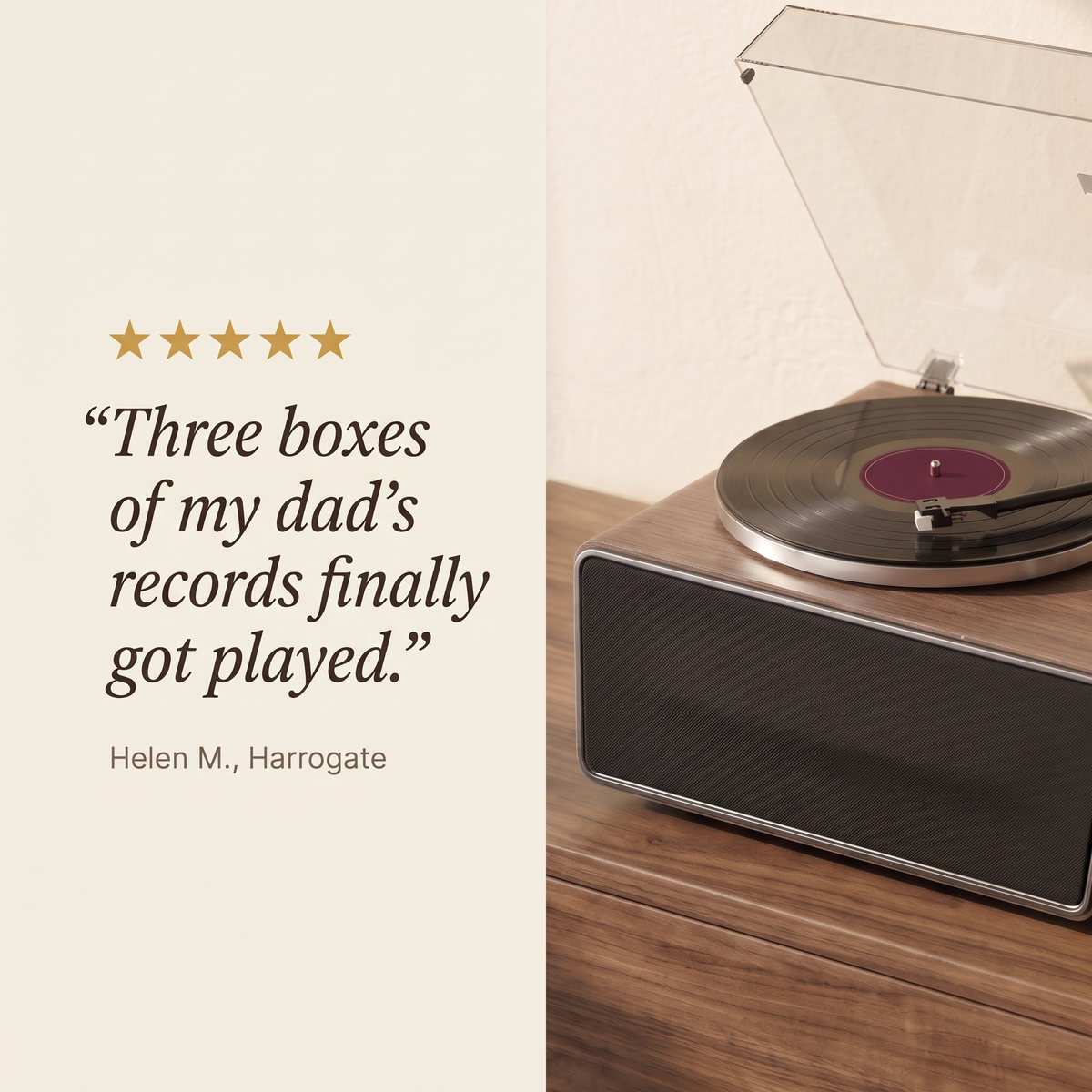 Customer review of the Heirloom One