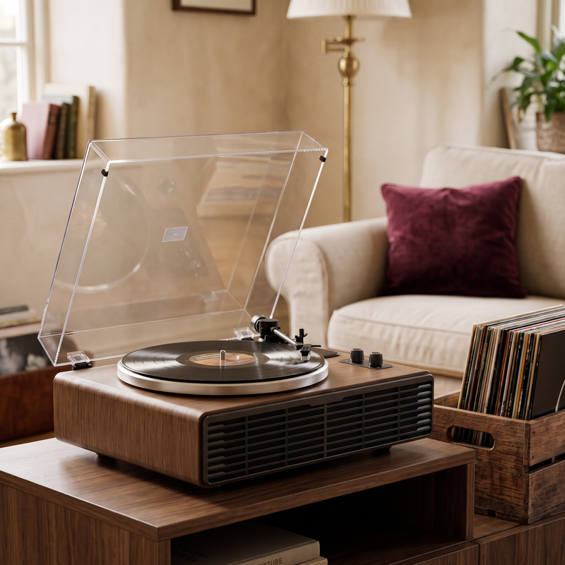 The Heirloom Four in a living room