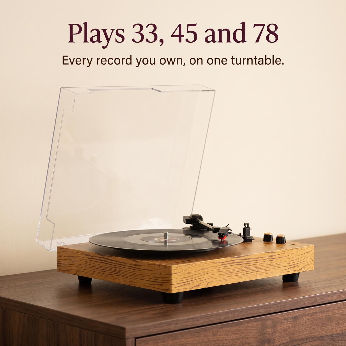 Plays 33, 45 and 78
