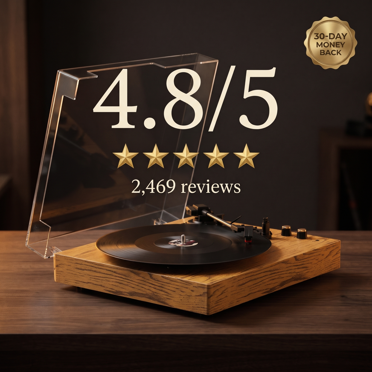 Rated 4.8 out of 5 with a 30-day money-back guarantee