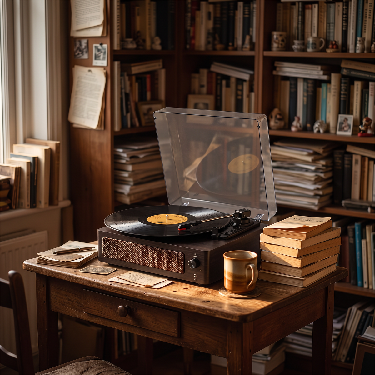 The Heirloom Studio on a desk in a study