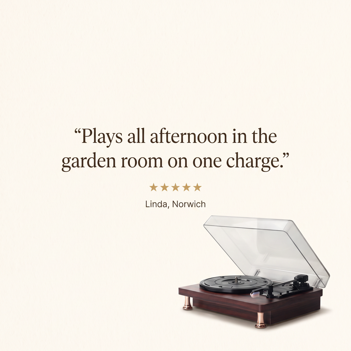 Customer review of the Heirloom Parlour