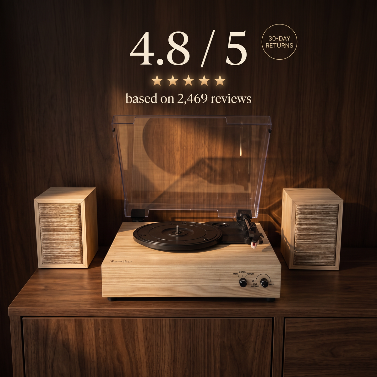 Rated 4.8 out of 5 with 30-day returns