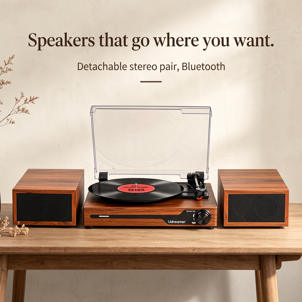 Speakers that go where you want